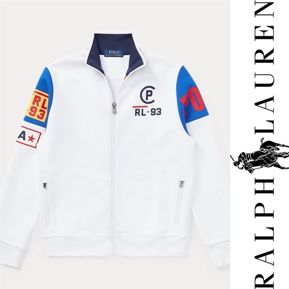 POLO RALPH LAUREN CP 93 Regatta Double-Knit Track Jacket Limited Edition L 14-16 - Picture 1 of 8